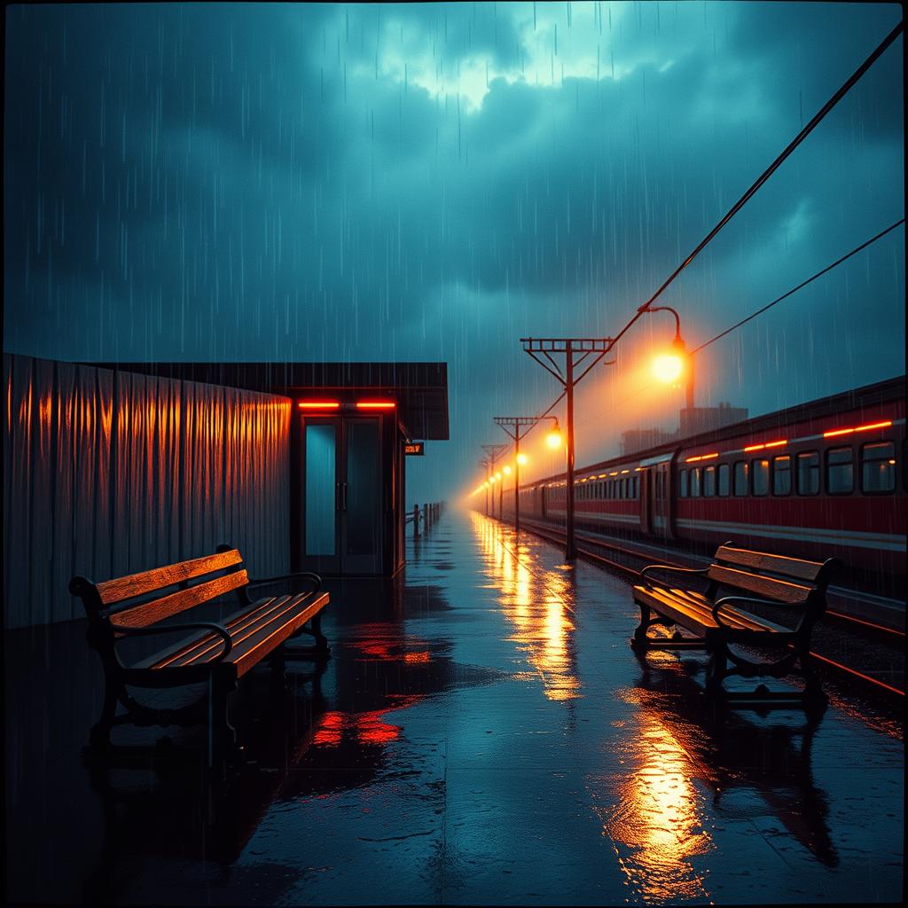 Rain artwork