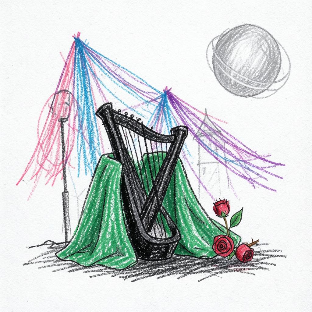 THE MINSTREL AND THE SEVEN VEILS artwork