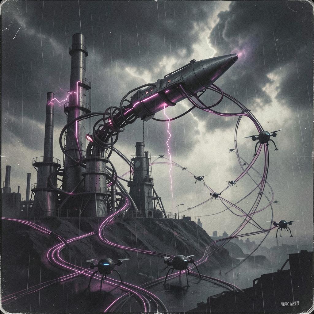 RAKETA 2095 - Deep (2024) (COVER) (Dark Industrial) artwork