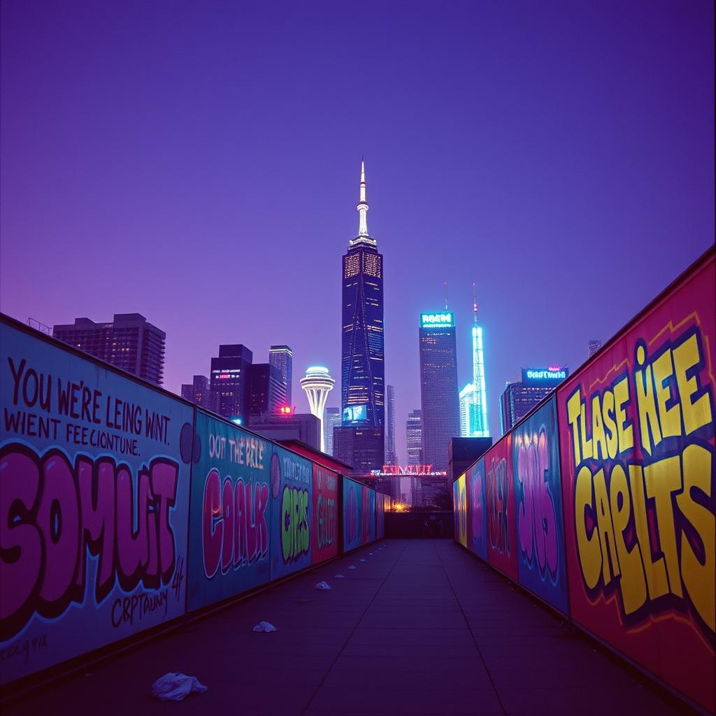 Seattle summer night artwork
