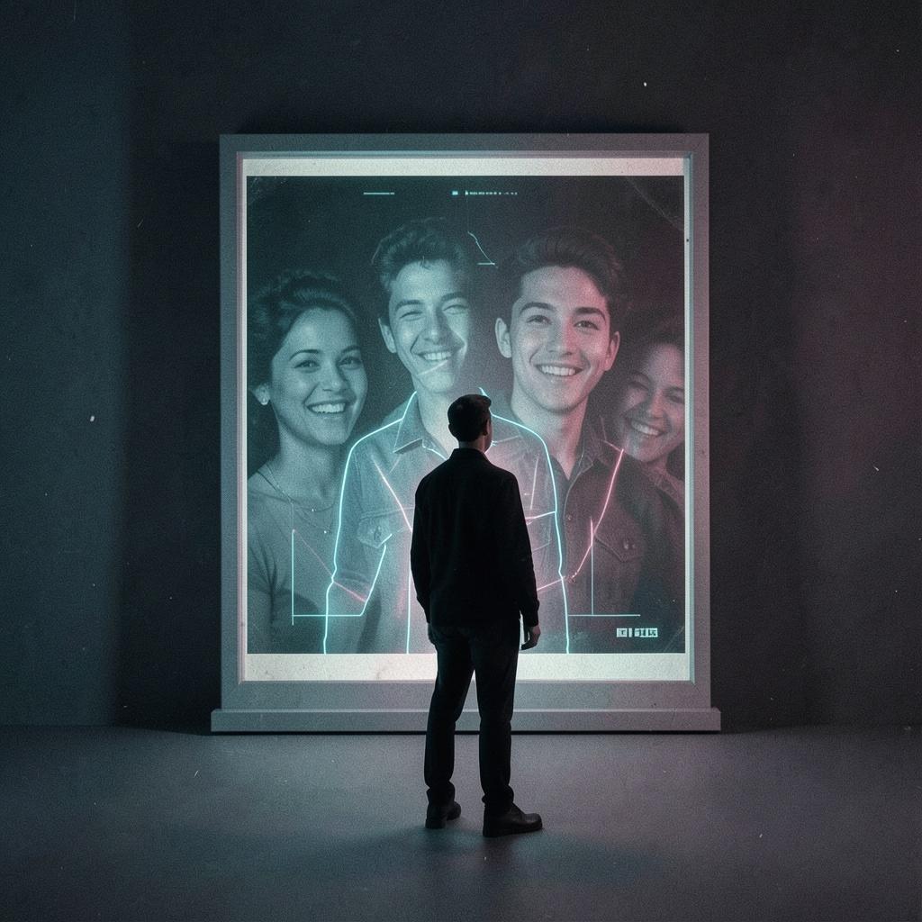 Ghost in the photograph artwork