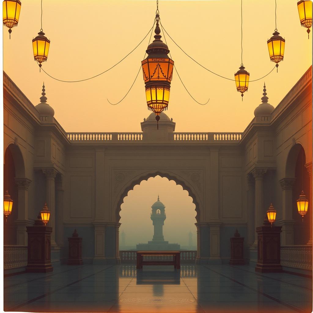 Gurdwara Lanterns artwork