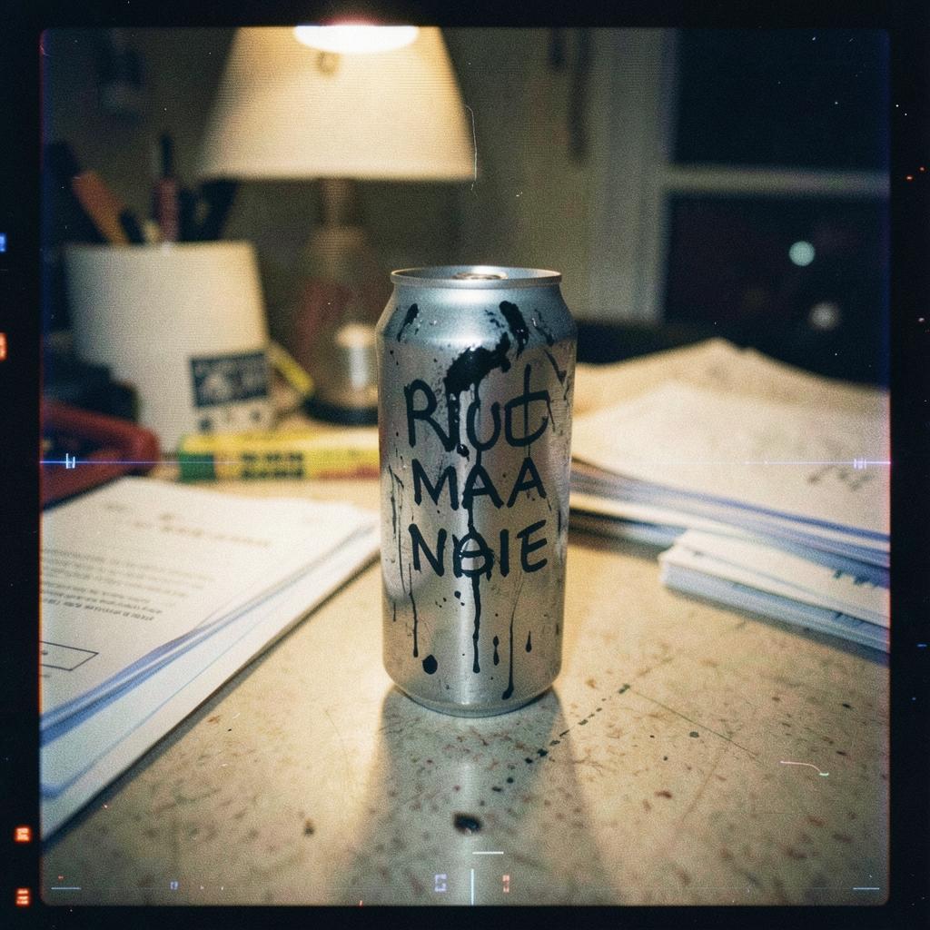 “Written in Black Marker”  (Energy-Drink Love Story Version) artwork