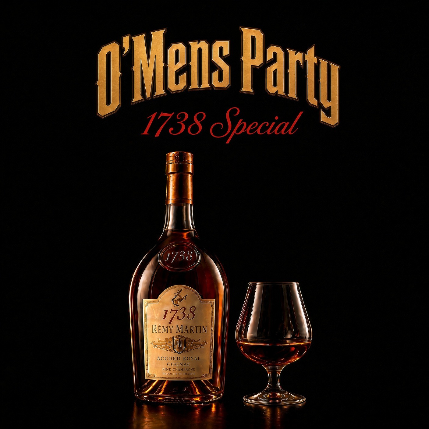 O’Mens Party ~ 1738 Special artwork