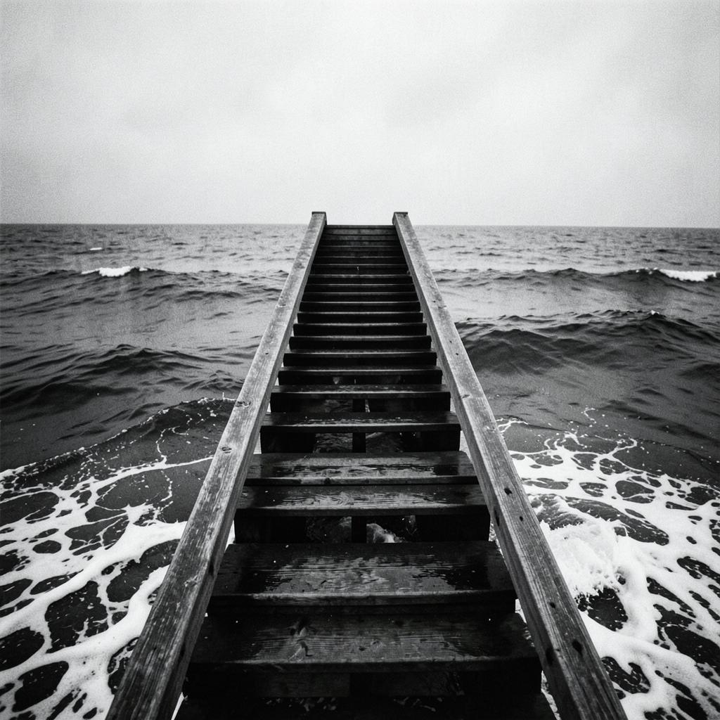 Escalera a la marea artwork