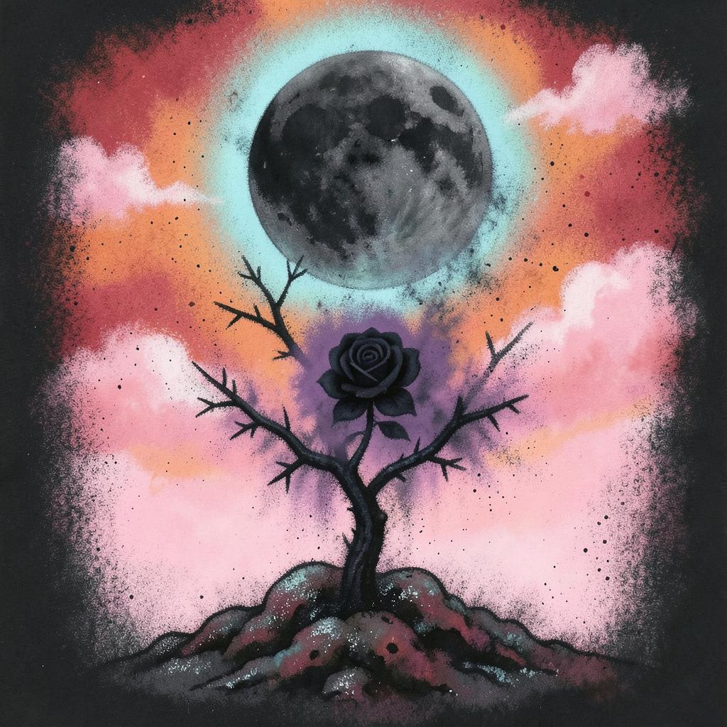 E KALI BIBI — THE CURSE OF THE BLACK MOON artwork