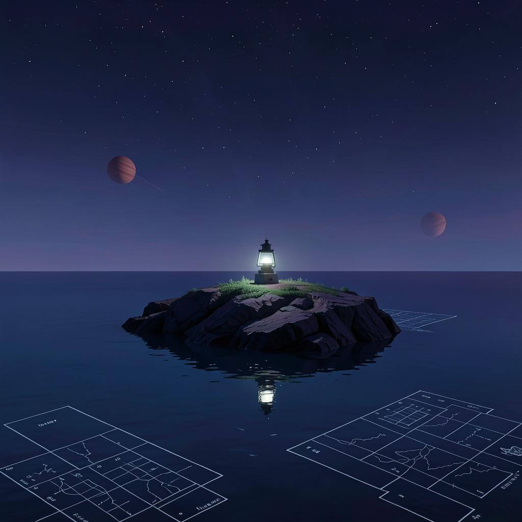 The depth of space artwork