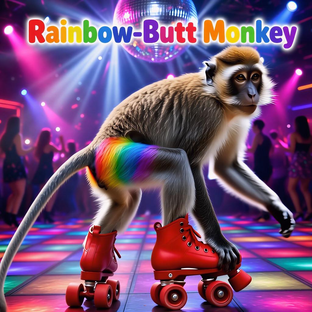 Rainbow-But{t} Monkey