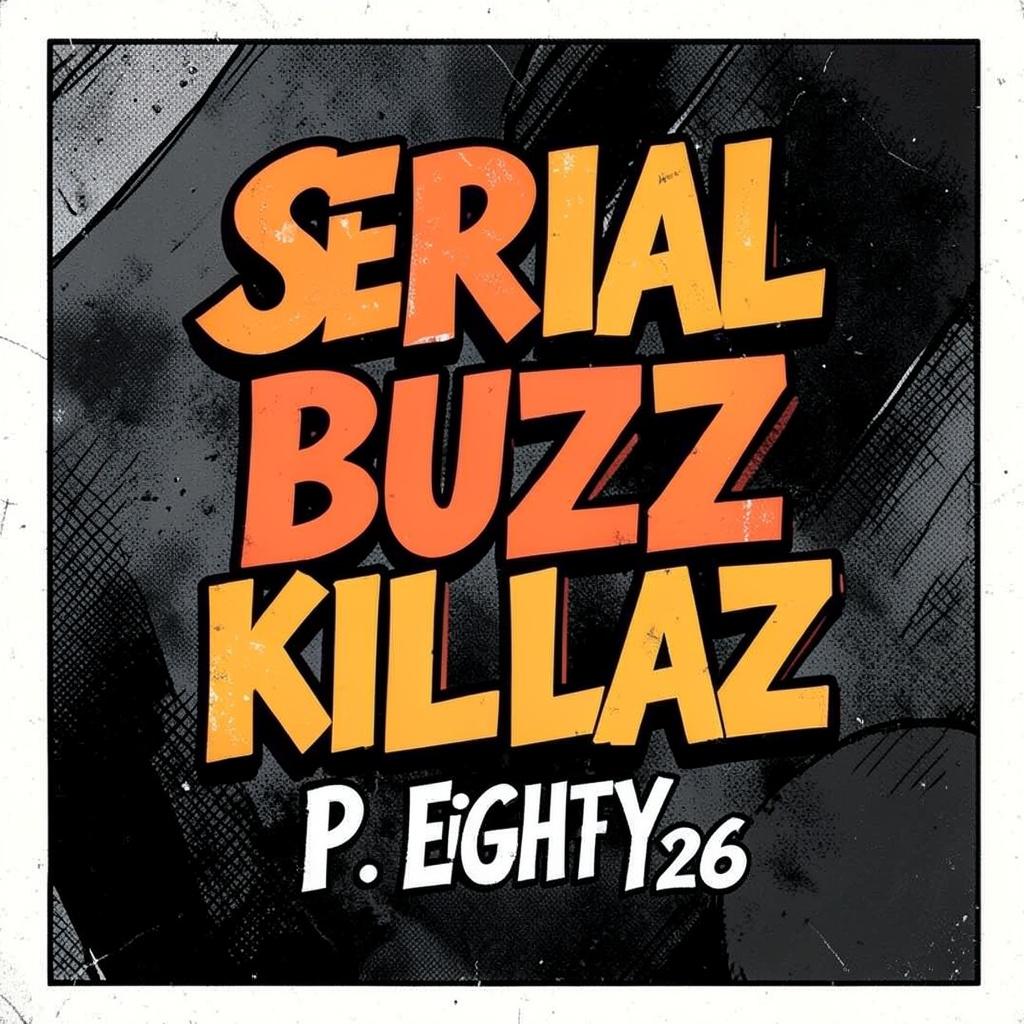 "SeRiAL BuZz KiLLaZ" (buncha DumShit) this is the version I was meaning to upload artwork