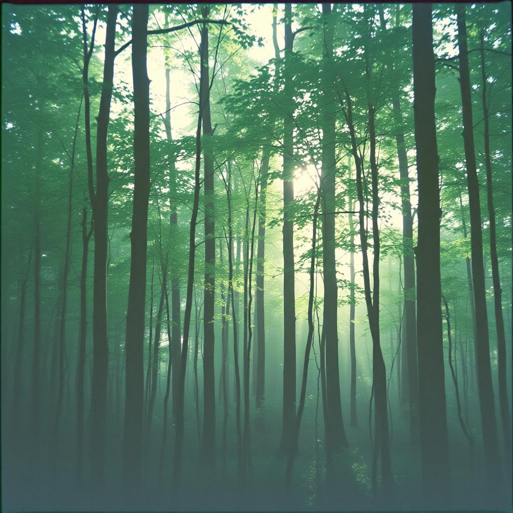 The solemn atmosphere of the dawn artwork