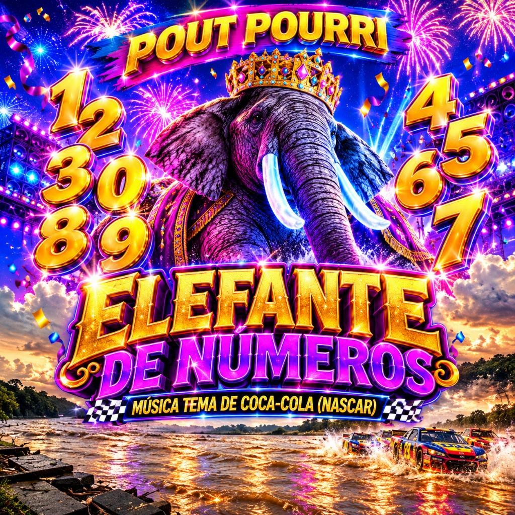 Pout Pourri: Elefante de Numeros / Musica Tema de Coca Cola (NASCAR)