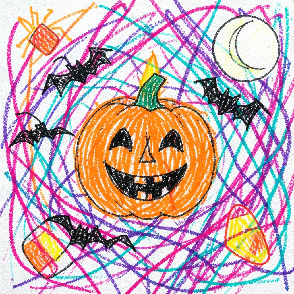 On Halloween artwork