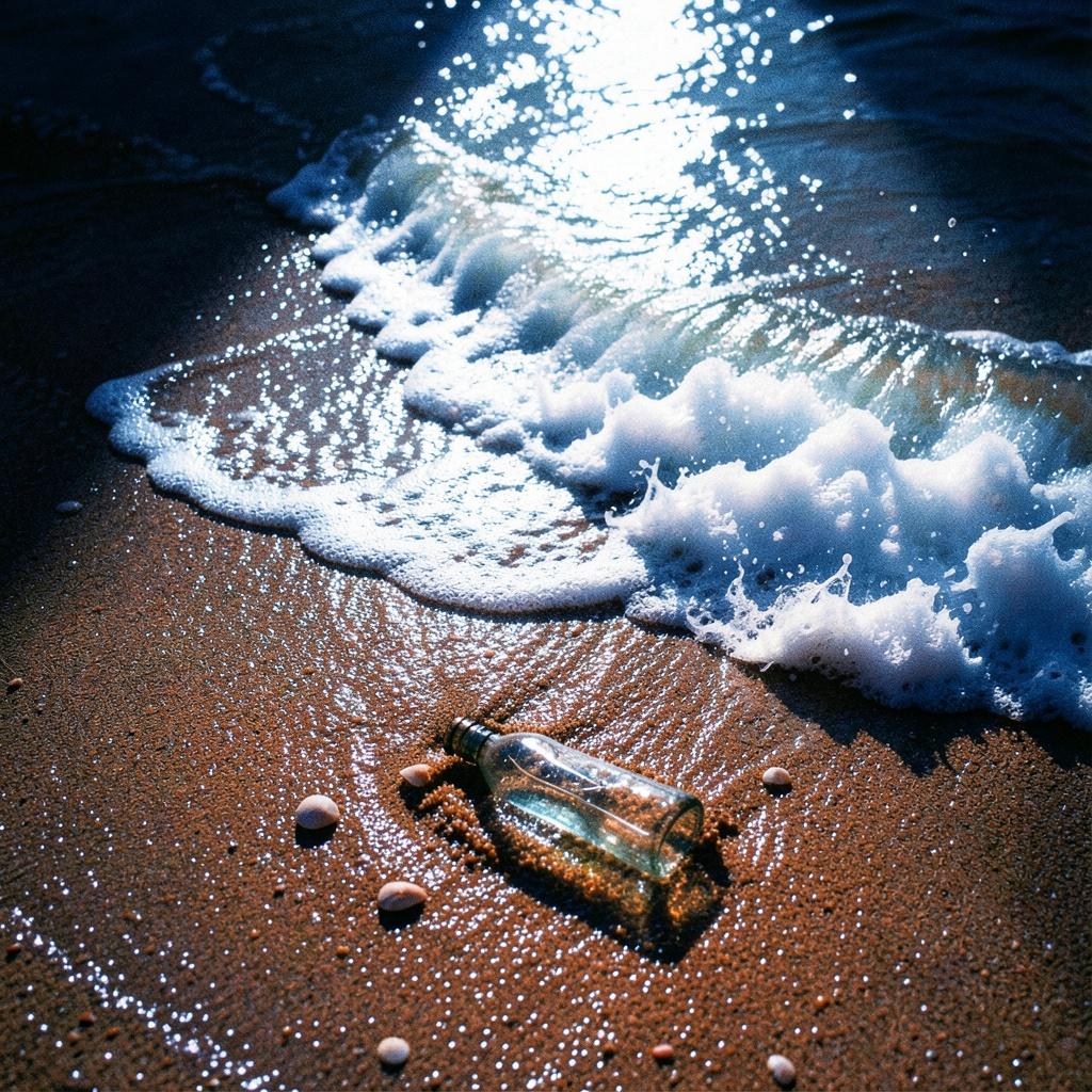 (rock) Sandy shore artwork