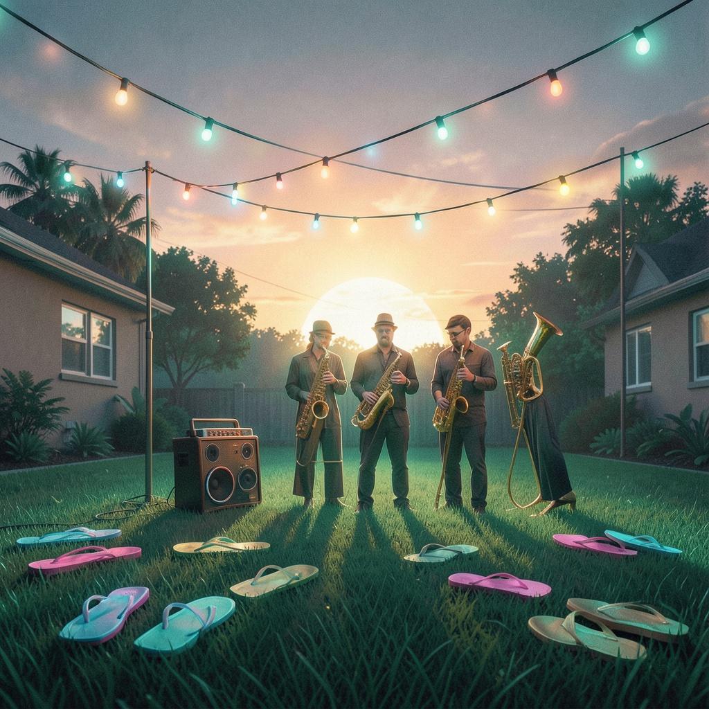 Flip Flops in the Front Yard artwork
