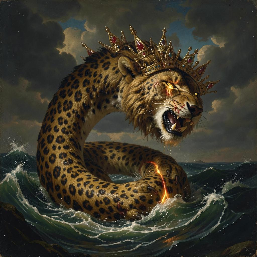 REVELATION CH 13A The Beast from the Sea artwork
