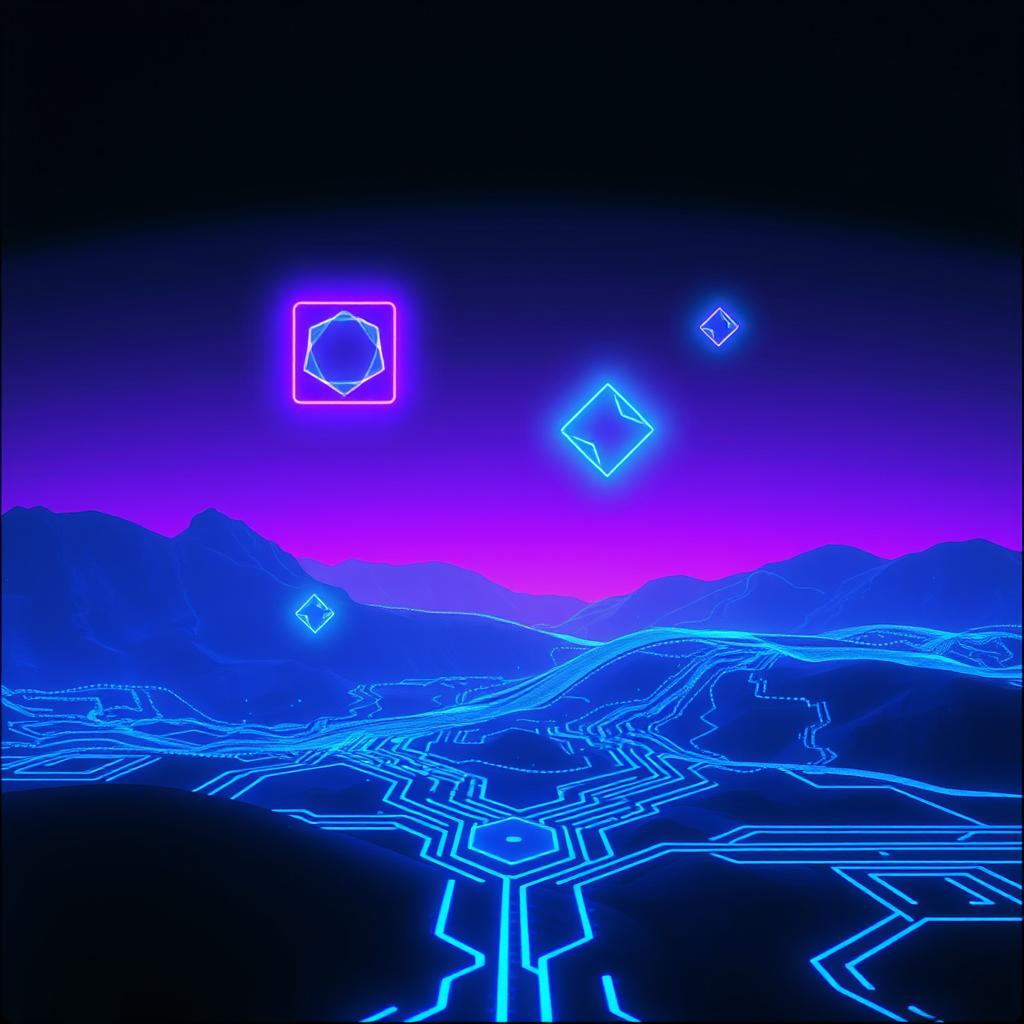 The Grid… A Digital Frontier… artwork