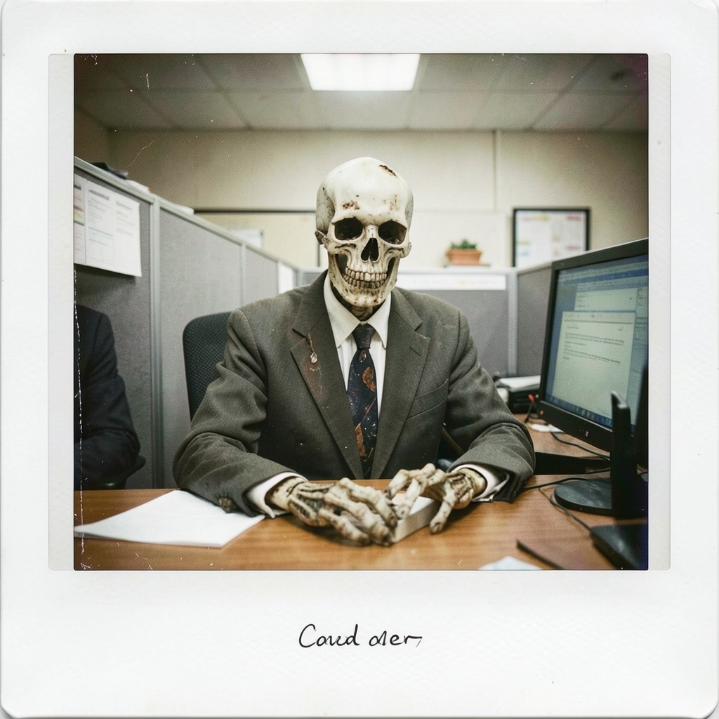 Desk Jockey Daydreams (Not AI) artwork