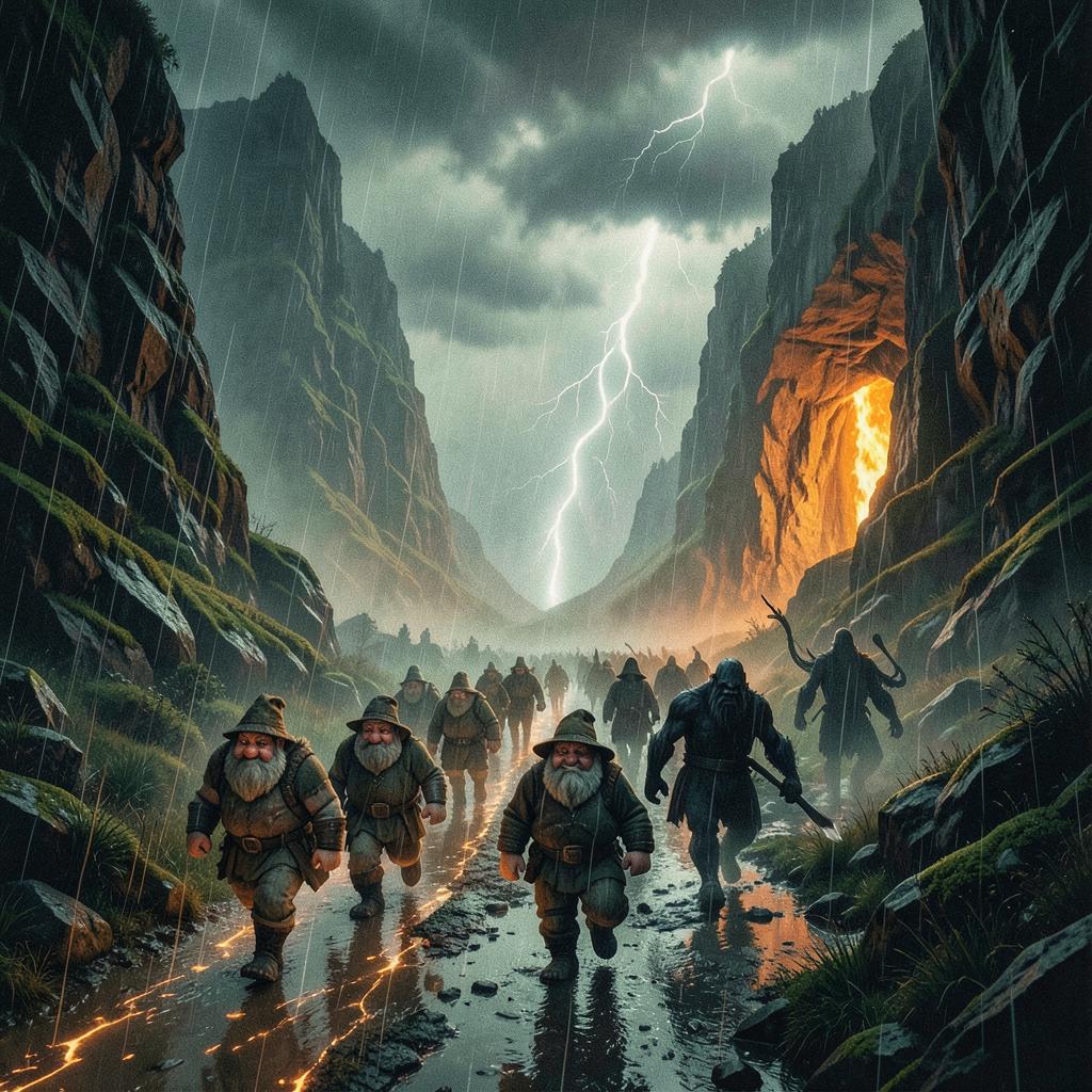 Into the Misty Mountains artwork
