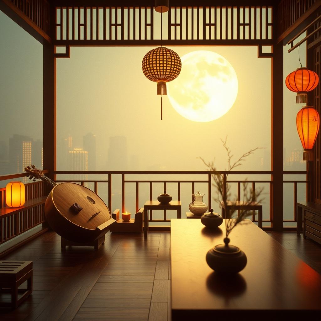 Luxury Tea House artwork