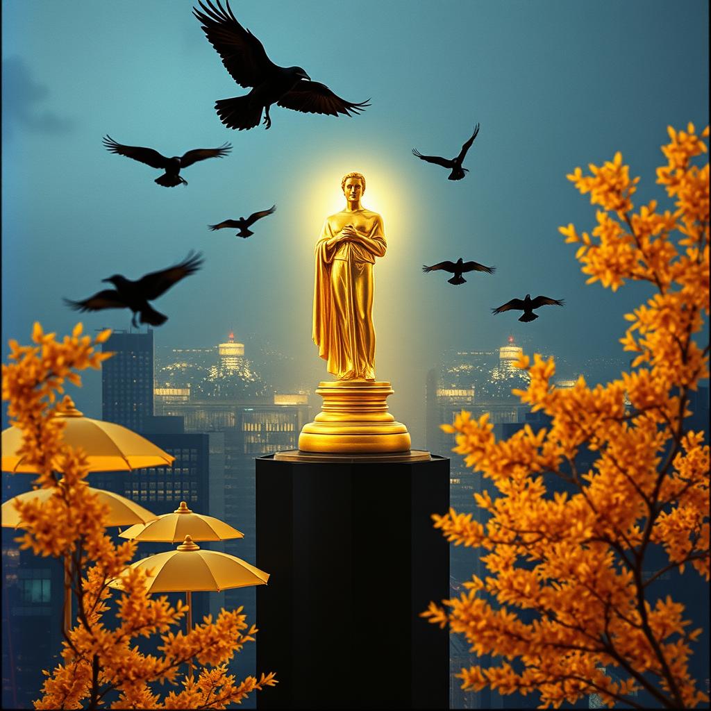 Gold artwork
