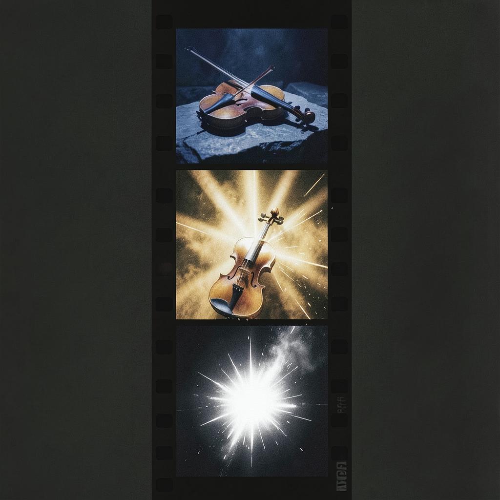 Crying violin solo artwork