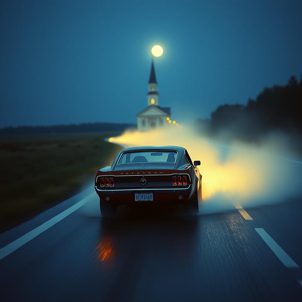 Mustang Behind The Wheel artwork