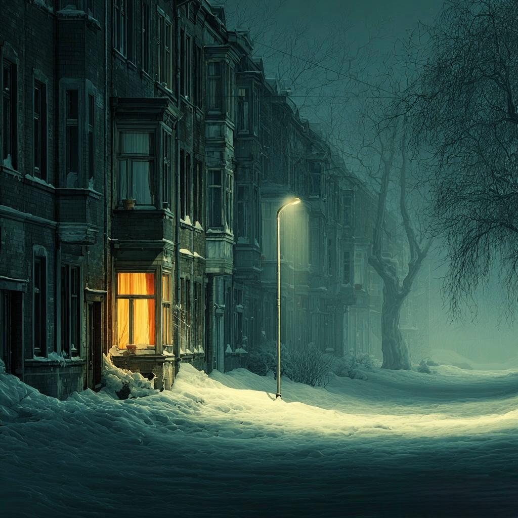 a distant hollow hum
