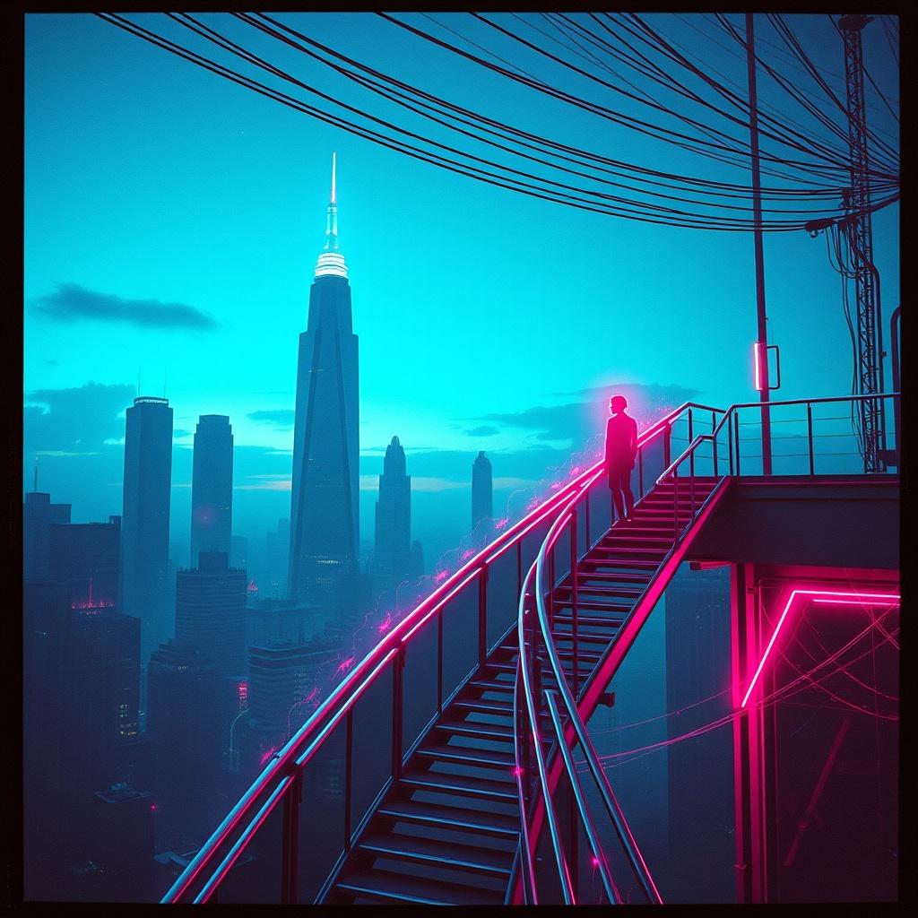 “Electric Skyline” artwork