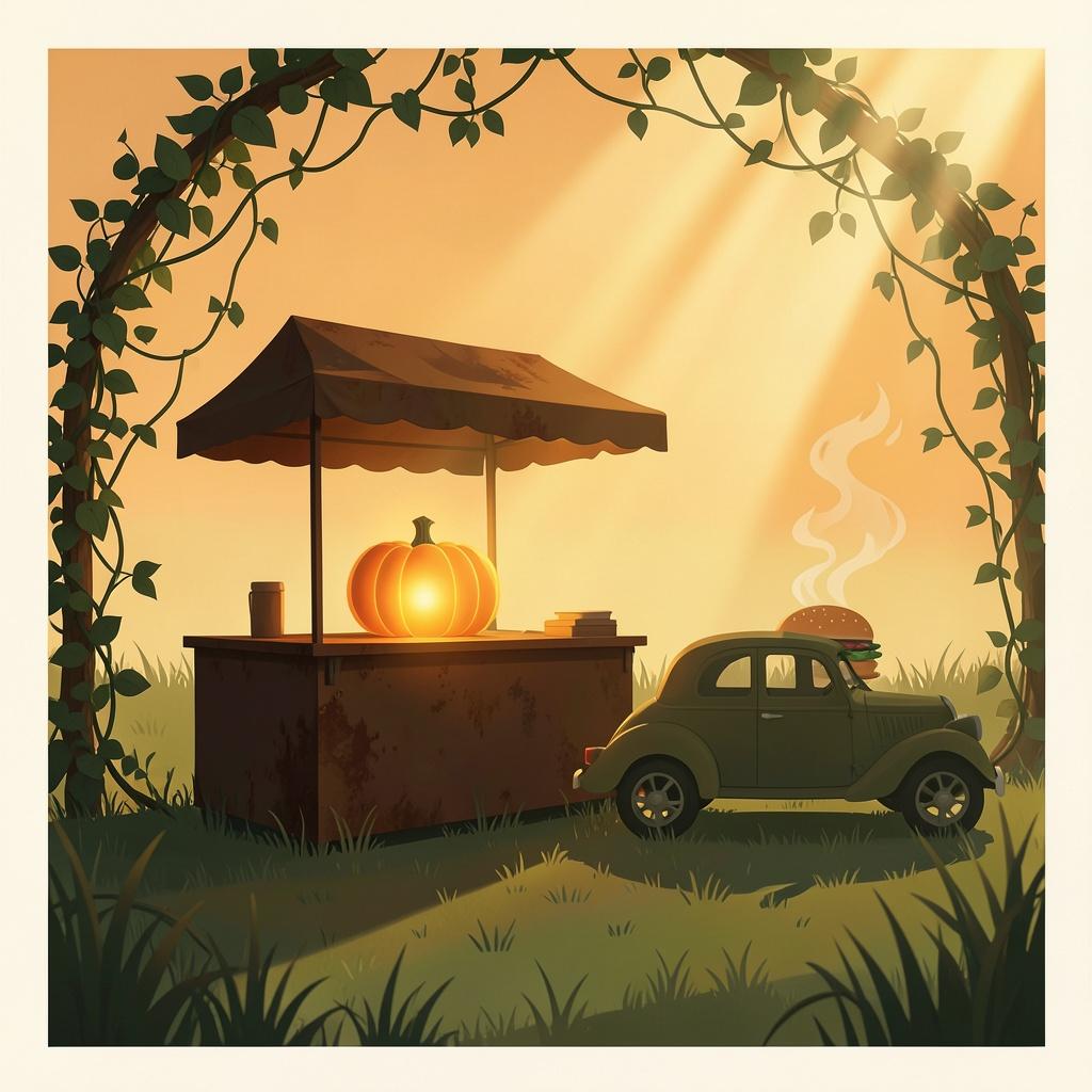 南瓜漢堡(Pumpkin burger)-Vol.13 artwork