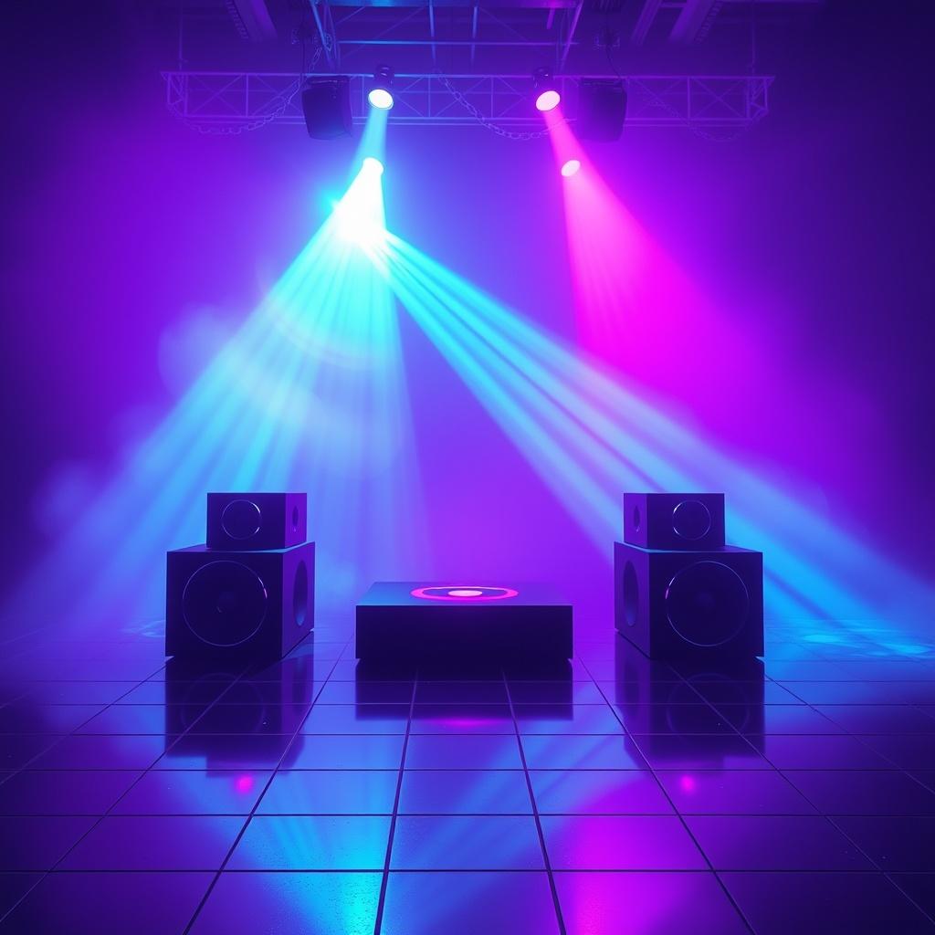 Light up the floor artwork