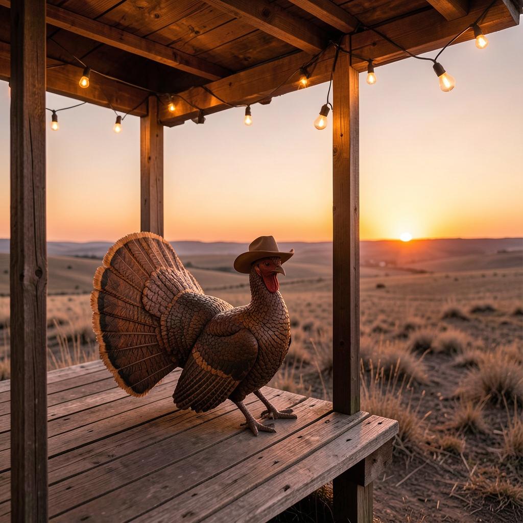 Talking turkey artwork