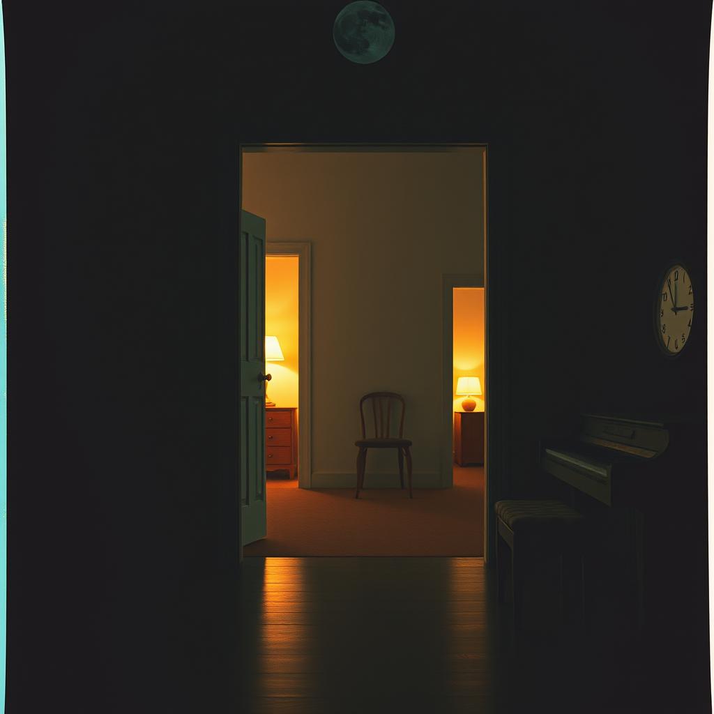 Between two artwork