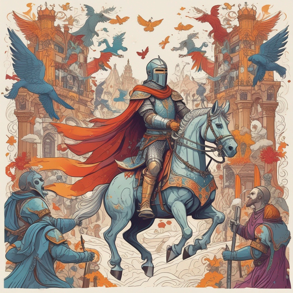 The Clumsy Knight and the Enchanted Throne artwork