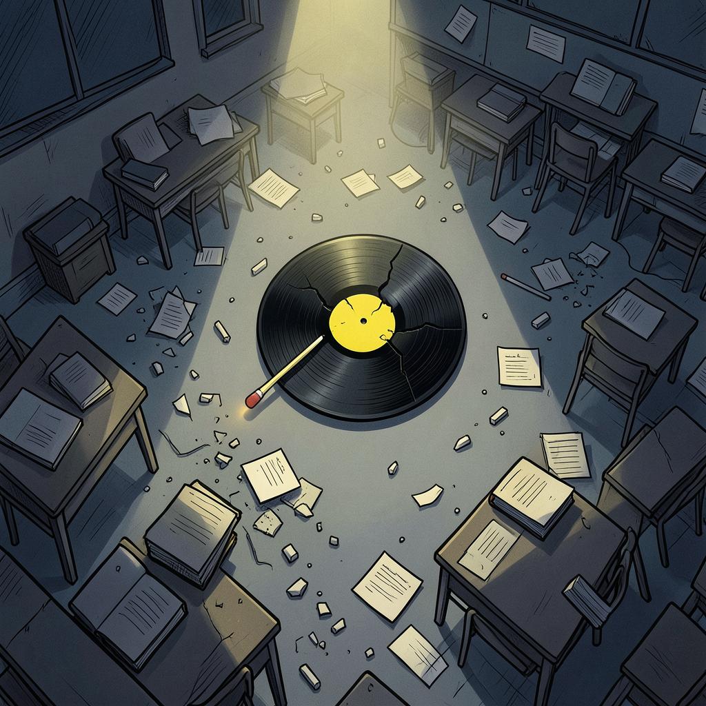 Class Dismissed (end of semester) artwork