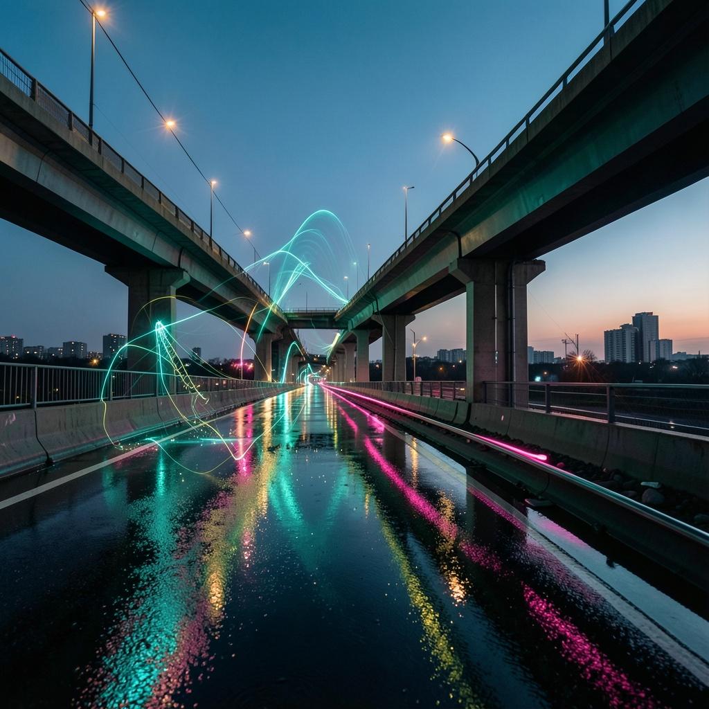 Sunset Overpass Run artwork