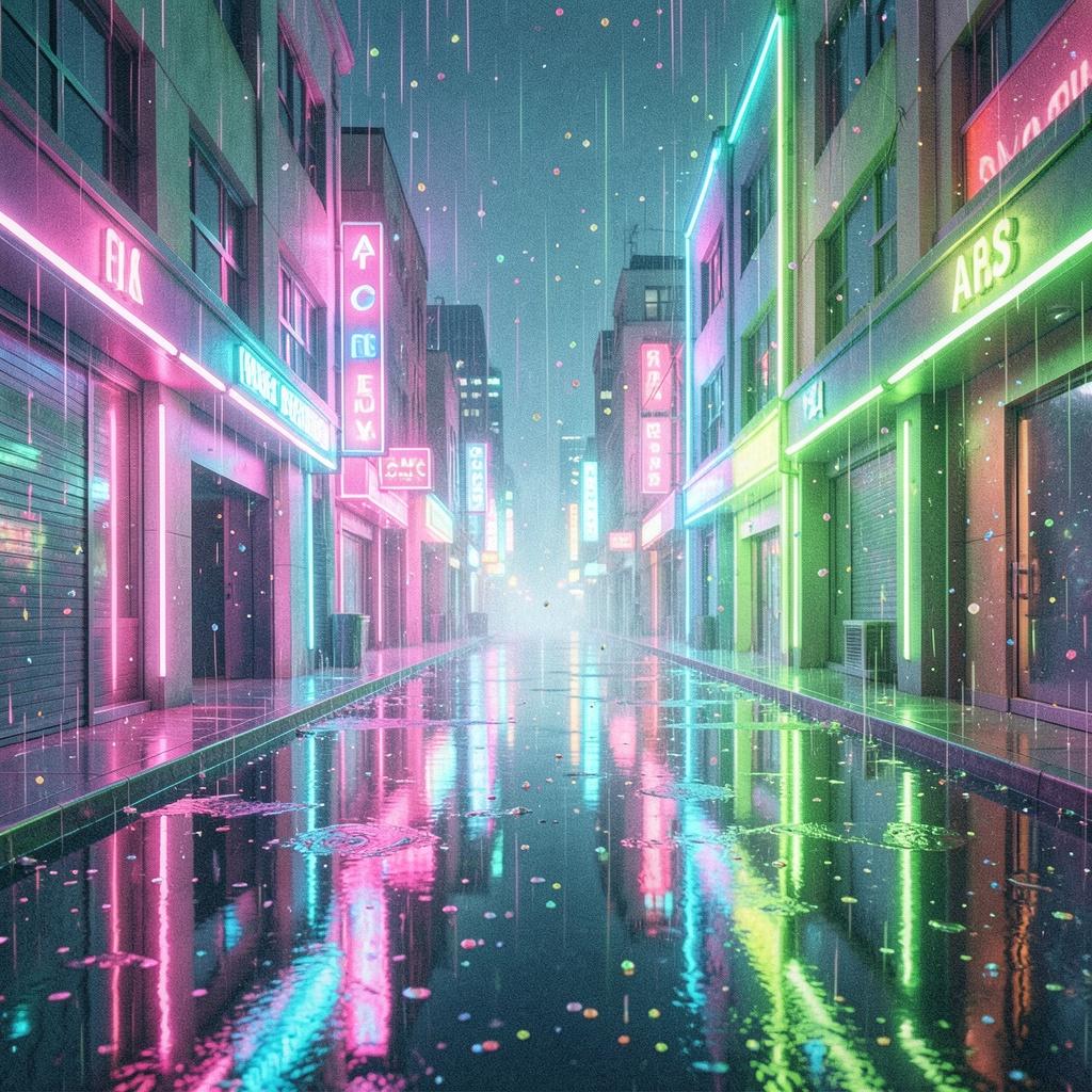 Rainbow Rain artwork