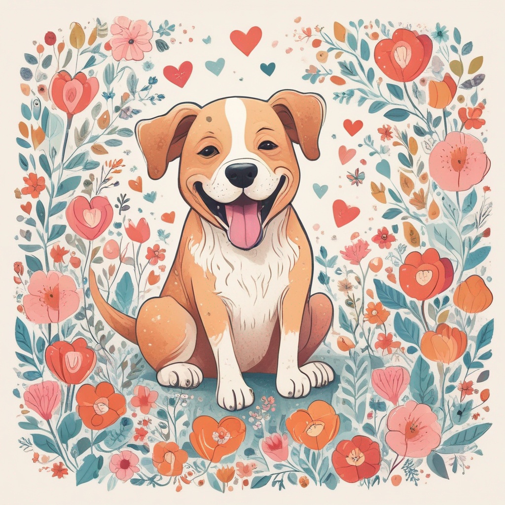 Our Dog Emalee artwork