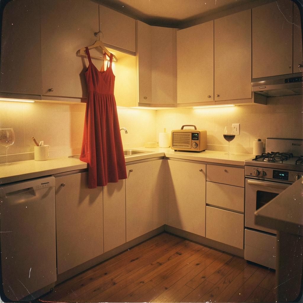 Red Dress in the Kitchen Light (Remix) artwork