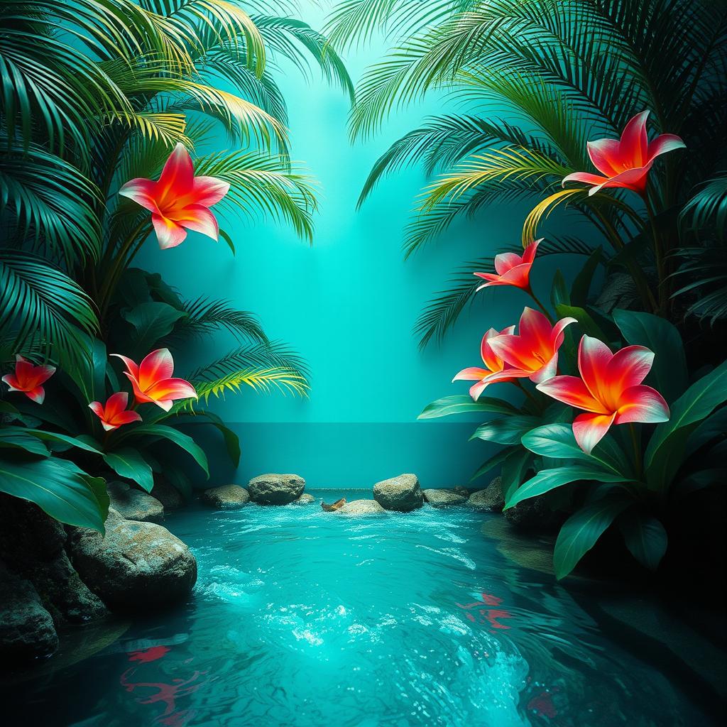 baroque tropical house artwork