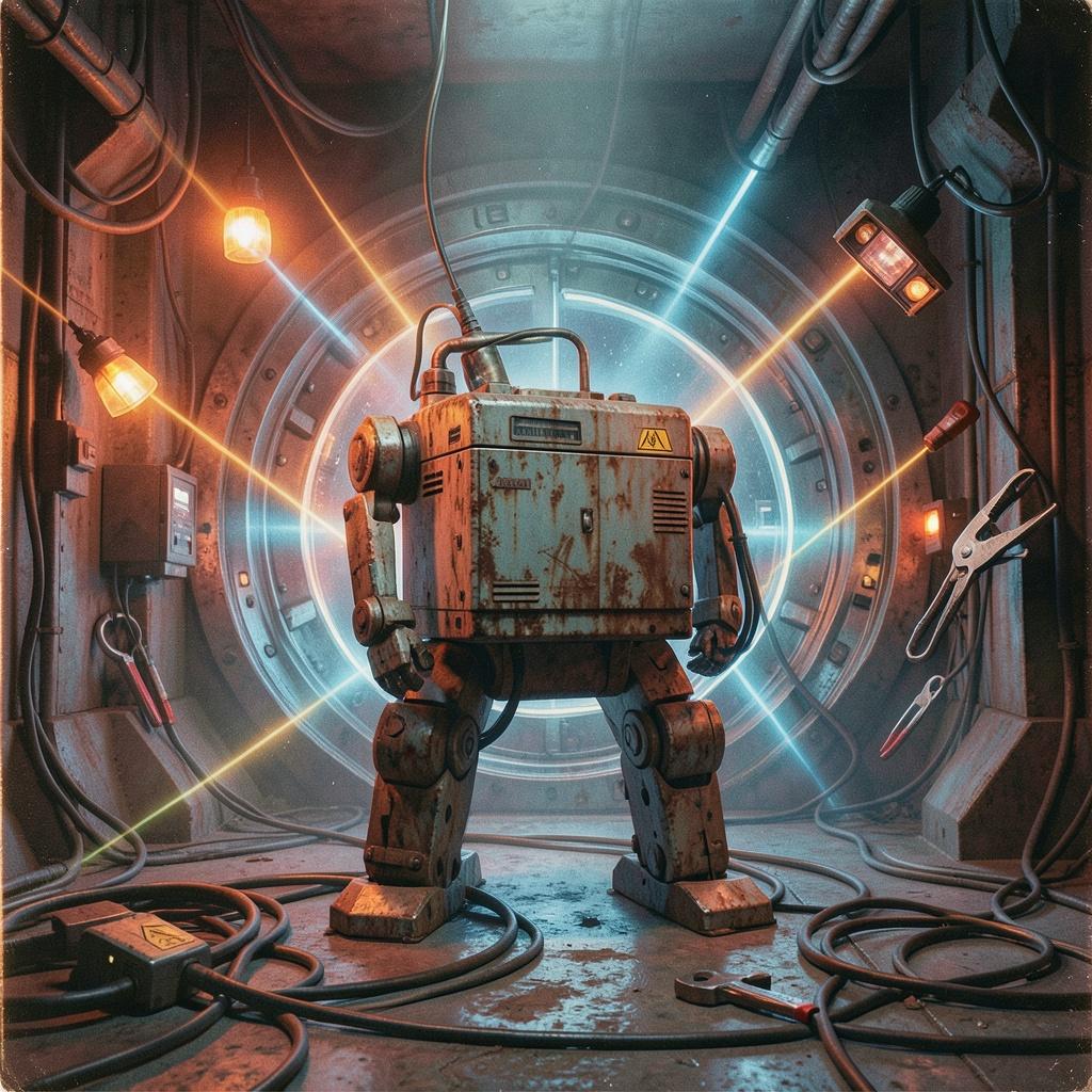 Dont piss off robotics artwork