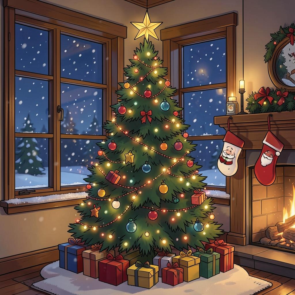 UNDER THE CHRISTMAS TREE artwork