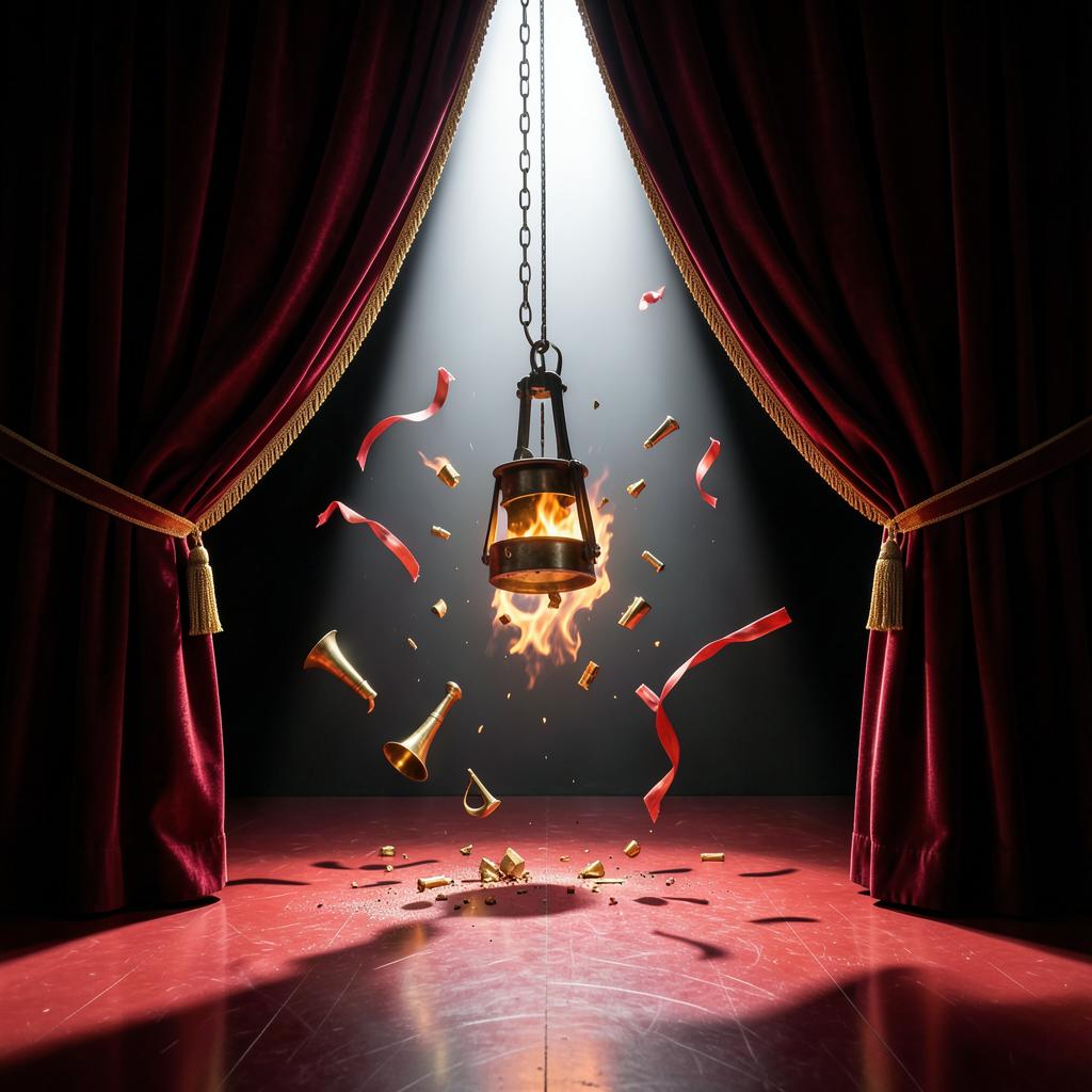 Curtain Call Riot artwork