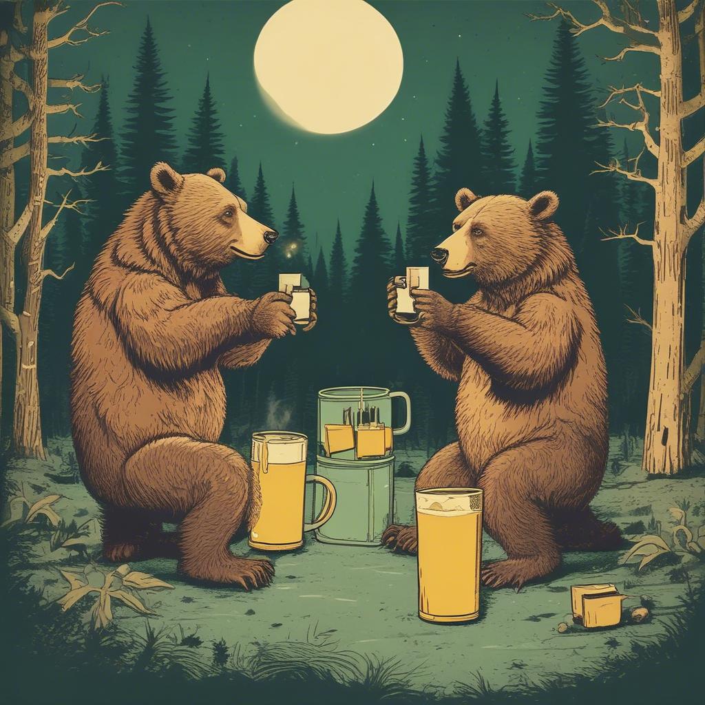 Here the Bears Drink Beer artwork