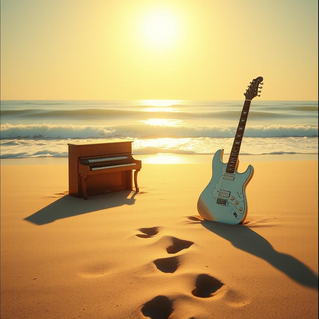 Sand and sea (Boggie rock) artwork