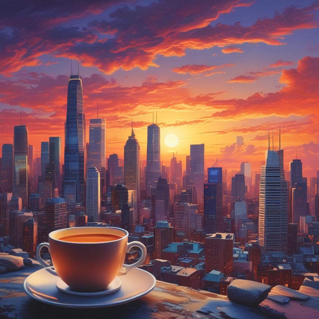 coffee brightens my day artwork