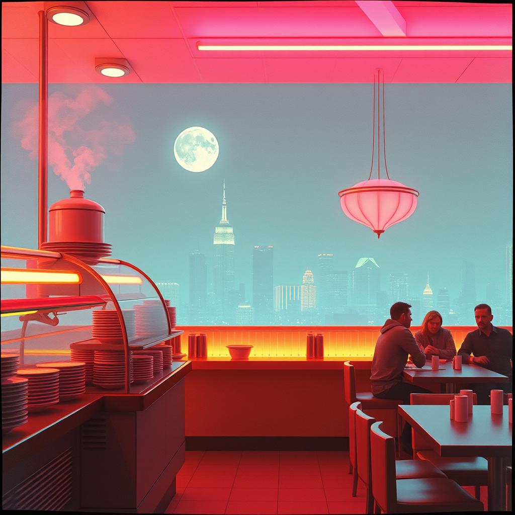 MIDNIGHT AT THE BUFFET LINE artwork