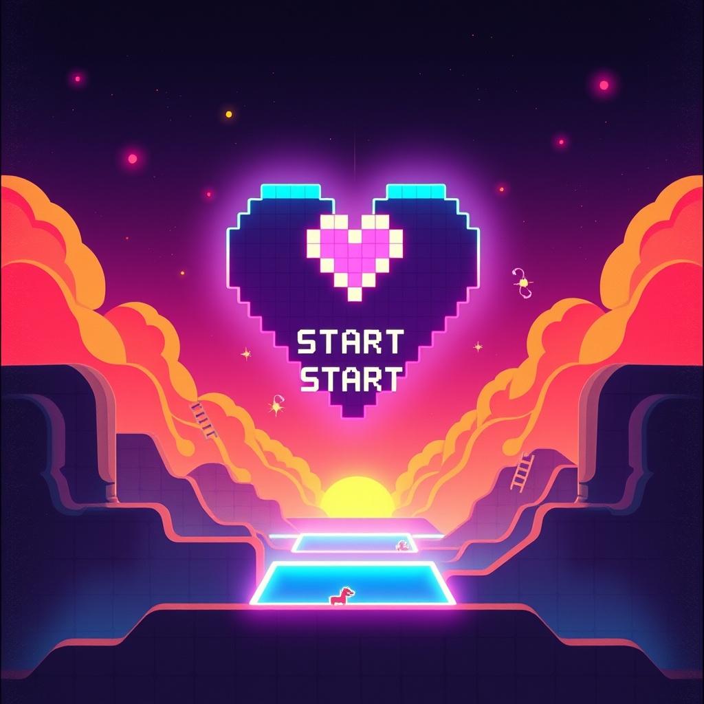 Pixel Heart Continue artwork