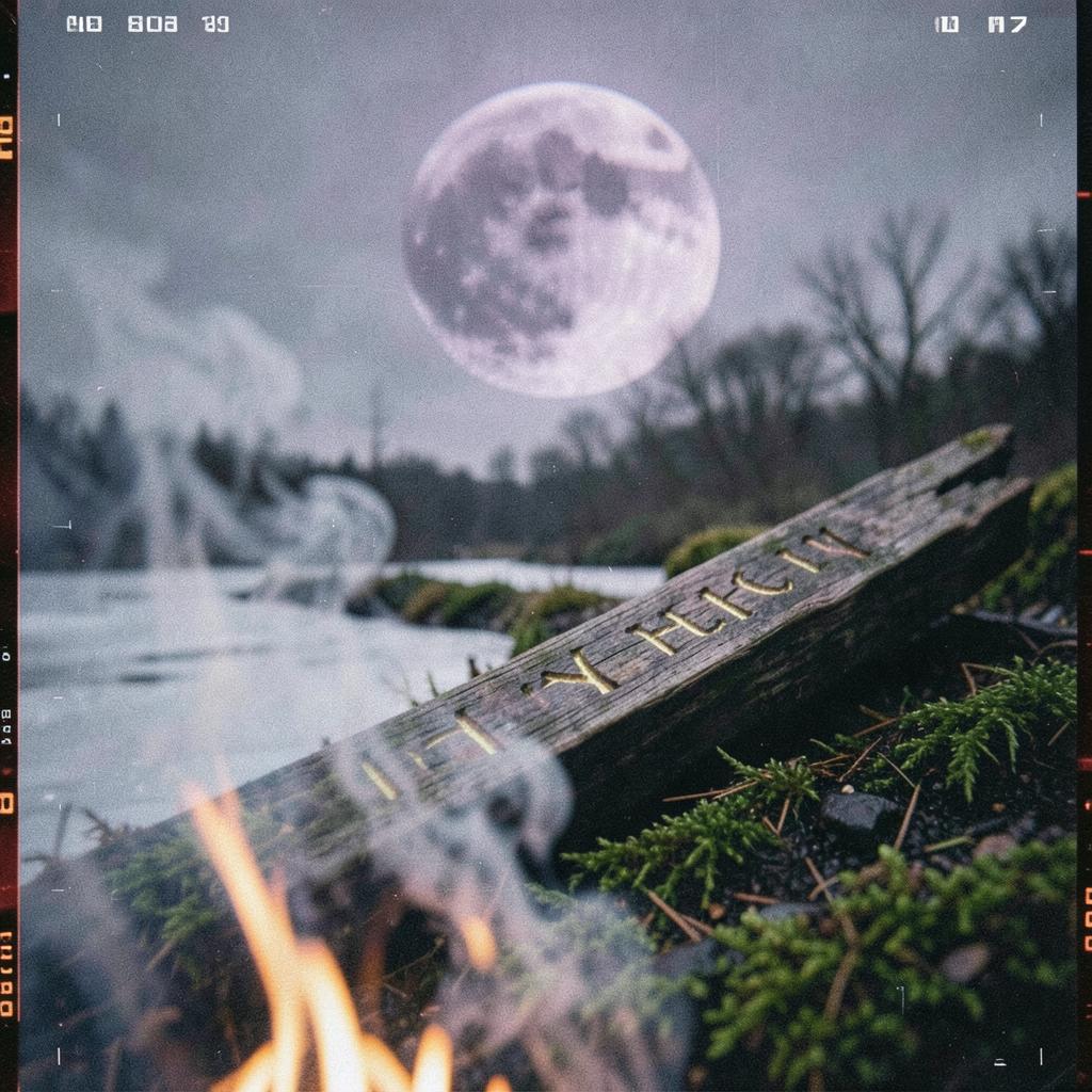 Mørk Blodmåne (Creeping Viking Trap Cut) artwork