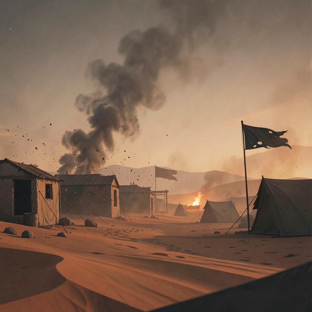 Die Sandwüste wartet - Dafur - Südsudan artwork