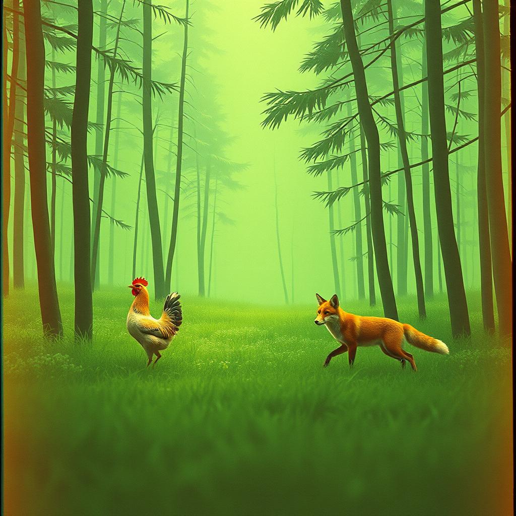 hen in the fox den artwork